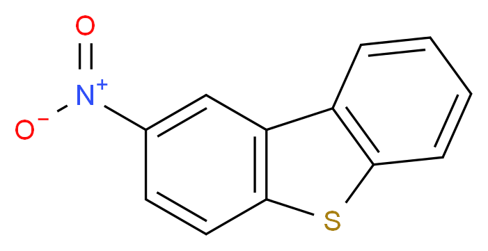 4-nitro-8-thiatricyclo[7.4.0.0^{2,7}]trideca-1(13),2,4,6,9,11-hexaene_分子结构_CAS_6639-36-7