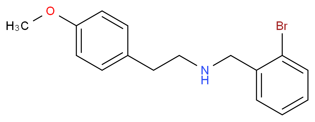 (2-bromobenzyl)[2-(4-methoxyphenyl)ethyl]amine_分子结构_CAS_355382-49-9)