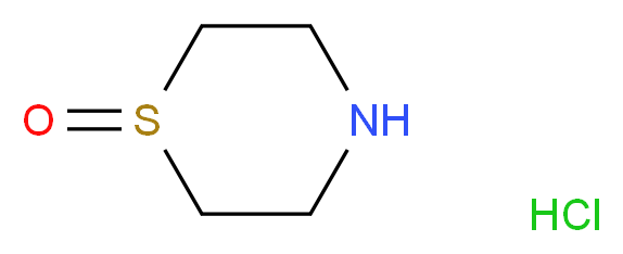 Thiomorpholine-1-oxide hydrochloride_分子结构_CAS_76176-87-9)
