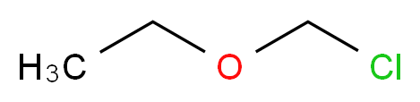 (chloromethoxy)ethane_分子结构_CAS_)