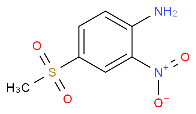 4-(Methylsulfonyl)-2-nitroaniline_分子结构_CAS_21731-56-6)