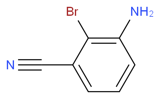 3-amino-2-bromobenzonitrile_分子结构_CAS_1166988-09-5