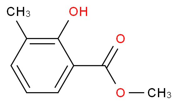 methyl 2-hydroxy-3-methylbenzoate_分子结构_CAS_)