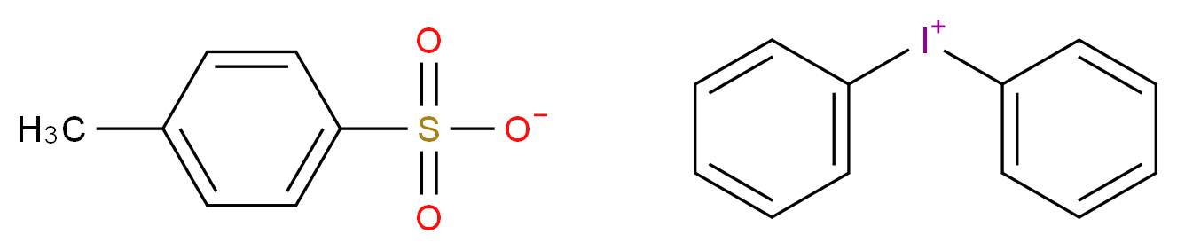 二苯基碘鎓对甲苯磺酸盐_分子结构_CAS_6293-66-9)
