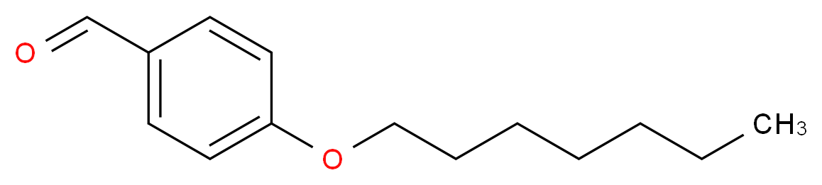 4-正庚氧基苯甲醛_分子结构_CAS_27893-41-0)