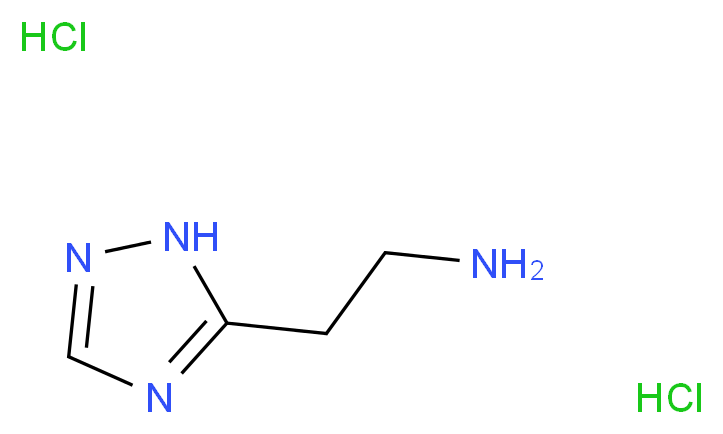 [2-(1H-1,2,4-Triazol-5-yl)ethyl]amine dihydrochloride_分子结构_CAS_7730-79-2)