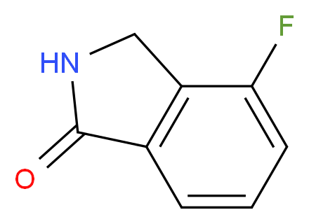 4-FLUOROISOINDOLIN-1-ONE_分子结构_CAS_366452-96-2)