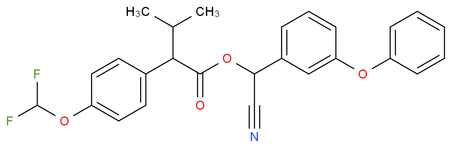 氟氰戊菊酯 溶液_分子结构_CAS_)