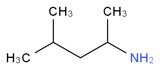 4-methylpentan-2-amine_分子结构_CAS_108-09-8