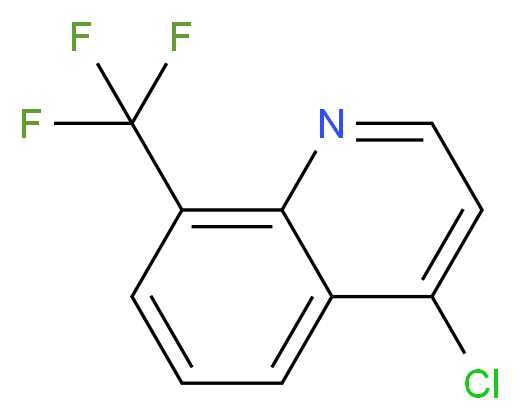 4-氯-8-(三氟甲基)喹啉_分子结构_CAS_23779-97-7)