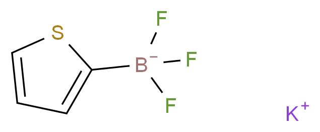 potassium trifluoro(thiophen-2-yl)boranuide_分子结构_CAS_906674-55-3