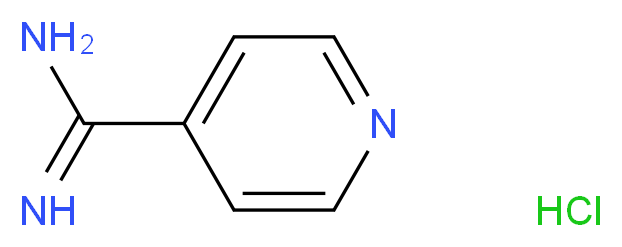 Isonicotinamidine hydrochloride_分子结构_CAS_)