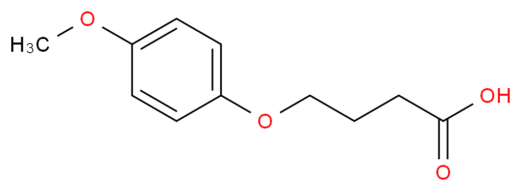 4-(4-Methoxyphenoxy)butanoic acid_分子结构_CAS_55579-99-2)