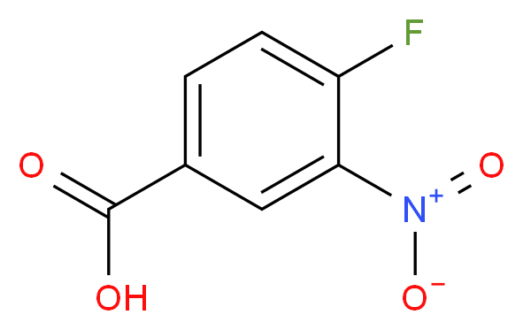 4-氟-3-硝基苯甲酸_分子结构_CAS_453-71-4)