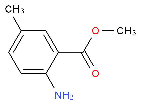methyl 2-amino-5-methylbenzoate_分子结构_CAS_18595-16-9