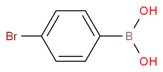 4-溴苯硼酸_分子结构_CAS_5467-74-3)