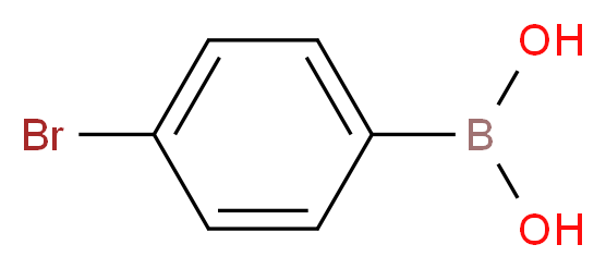 4-Bromophenylboronic Acid (contains varying amounts of Anhydride)_分子结构_CAS_5467-74-3)