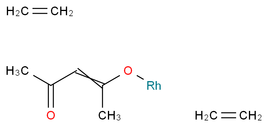 4-(rhodiooxy)pent-3-en-2-one; bis(ethene)_分子结构_CAS_12082-47-2