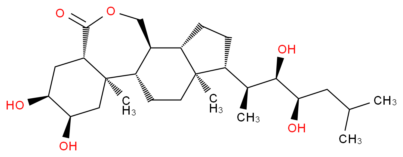 28-Nor Brassinolide_分子结构_CAS_77736-43-7)