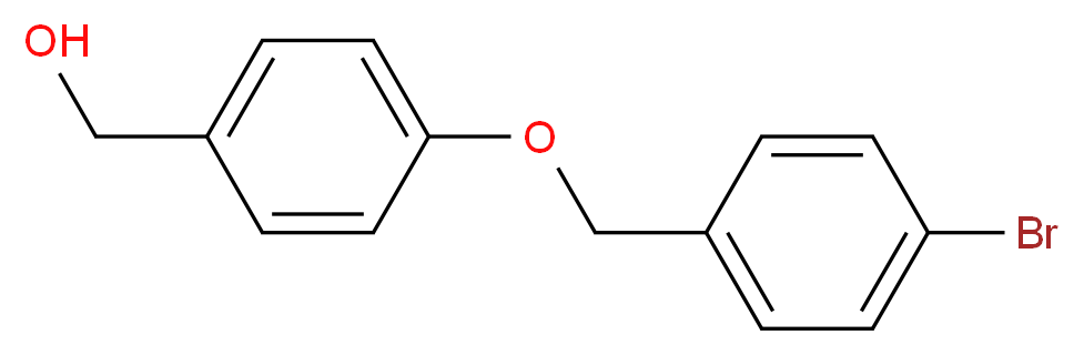 {4-[(4-bromophenyl)methoxy]phenyl}methanol_分子结构_CAS_400825-71-0