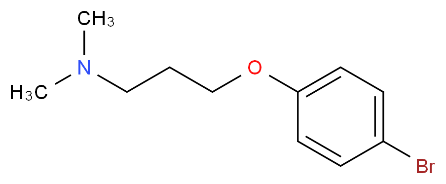 3-(4-bromophenoxy)-N,N-dimethylpropylamine_分子结构_CAS_76579-64-1)