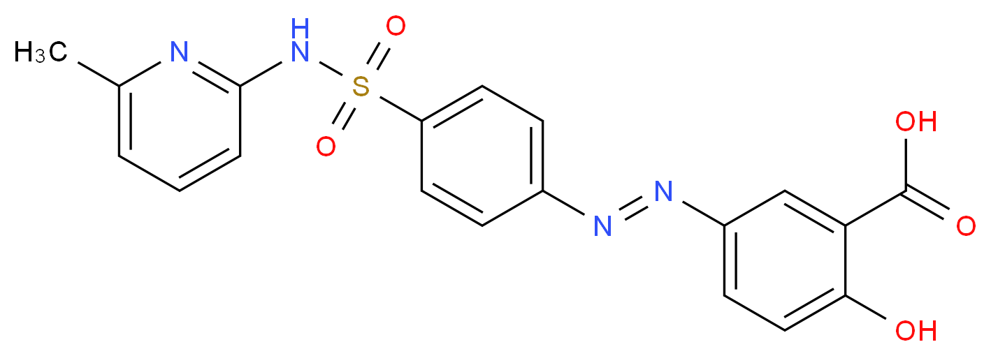 6-Methyl Sulfasalazine_分子结构_CAS_42753-55-9)