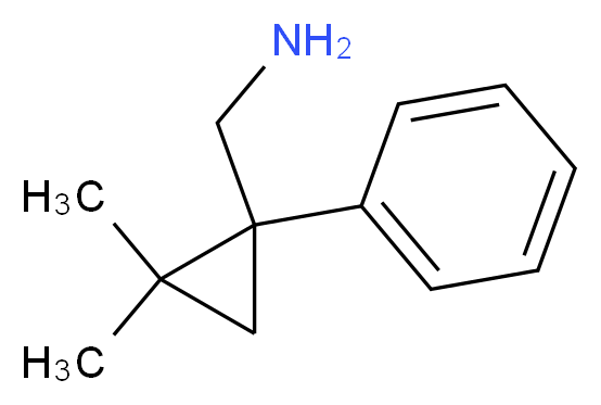 1-(2,2-dimethyl-1-phenylcyclopropyl)methanamine_分子结构_CAS_884091-19-4)