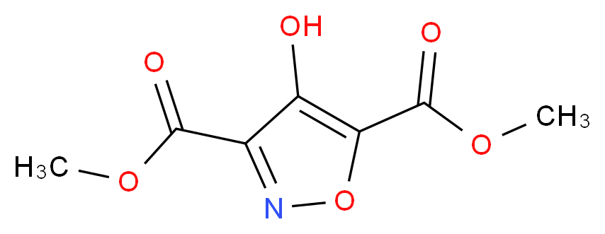 dimethyl 4-hydroxyisoxazole-3,5-dicarboxylate_分子结构_CAS_6620-30-0)