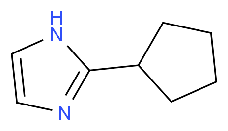 2-cyclopentyl-1H-imidazole_分子结构_CAS_90322-26-2)
