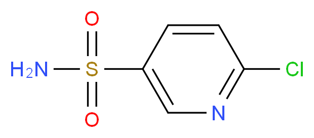 6-chloropyridine-3-sulfonamide_分子结构_CAS_40741-46-6