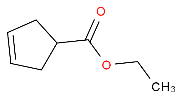 3-CYCLOPENTENE-1-CARBOXYLIC ACID ETHYL ESTER_分子结构_CAS_21622-01-5)