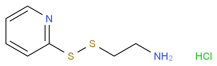 S-2-Pyridylthio Cysteamine Hydrochloride_分子结构_CAS_106139-15-5)