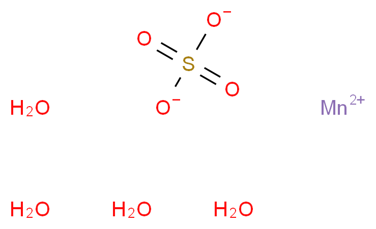 硫酸锰(II)水合物, Puratronic&reg;_分子结构_CAS_15244-36-7)