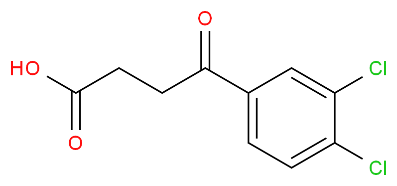 4-(3,4-Dichlorophenyl)-4-oxobutanoic acid_分子结构_CAS_50597-19-8)