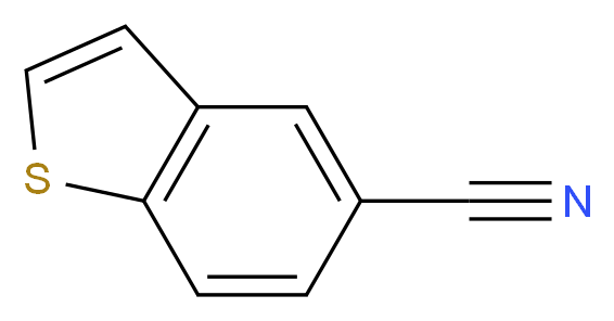 1-benzothiophene-5-carbonitrile_分子结构_CAS_2060-63-1)