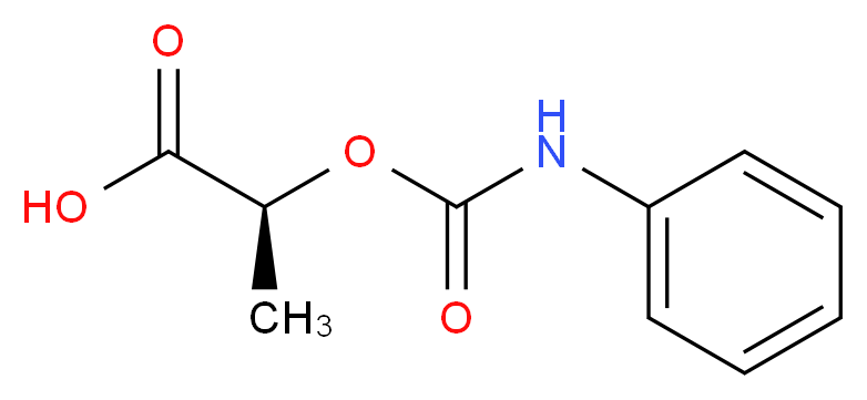 (S)-(-)-2-[丙氨基羰酰氧基]丙酸_分子结构_CAS_102936-05-0)