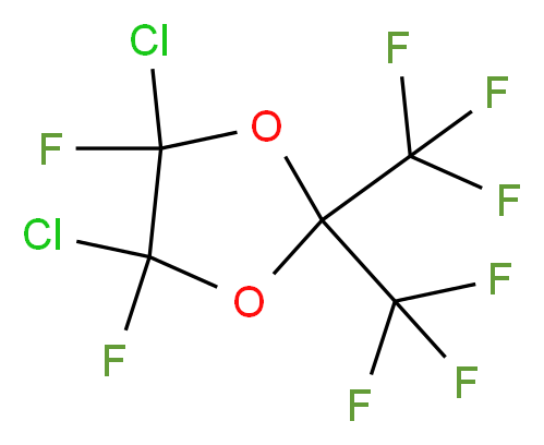 4,5-Dichloroperfluoro(2,2-dimethyl-1,3-dioxolane)_分子结构_CAS_60644-92-0)