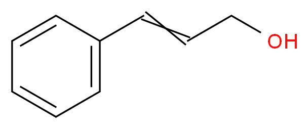 (2E)-3-phenylprop-2-en-1-ol_分子结构_CAS_4407-36-7