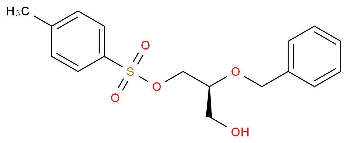 (2S)-2-(benzyloxy)-3-[(4-methylbenzenesulfonyl)oxy]propan-1-ol_分子结构_CAS_109371-30-4