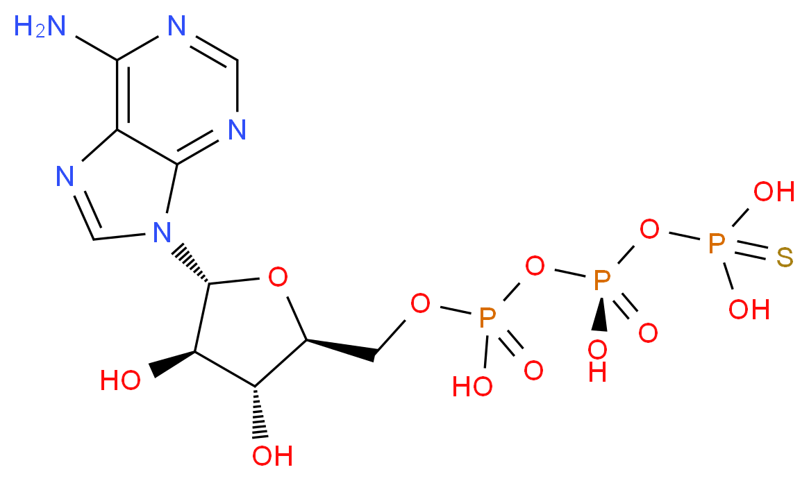 Adenosine-5'-Diphosphate Monothiophosphate_分子结构_CAS_)