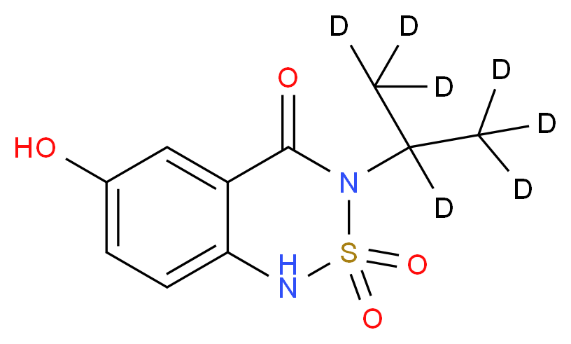 6-Hydroxy Bentazon-d7_分子结构_CAS_)