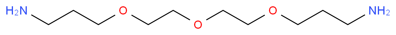 3,3'-((Oxybis(ethane-2,1-diyl))bis(oxy))bis(propan-1-amine)_分子结构_CAS_4246-51-9)