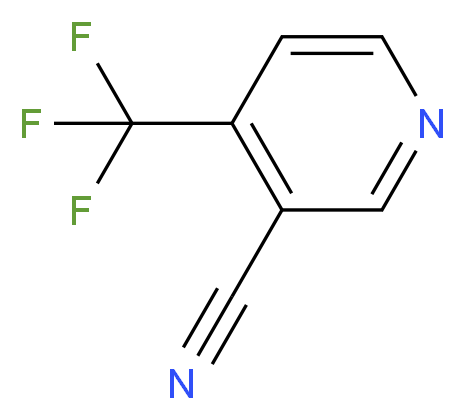 4-(trifluoromethyl)nicotinonitrile_分子结构_CAS_13600-43-6)