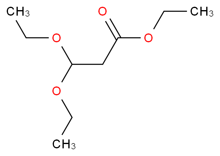 3,3-二乙氧基丙酸乙酯_分子结构_CAS_10601-80-6)