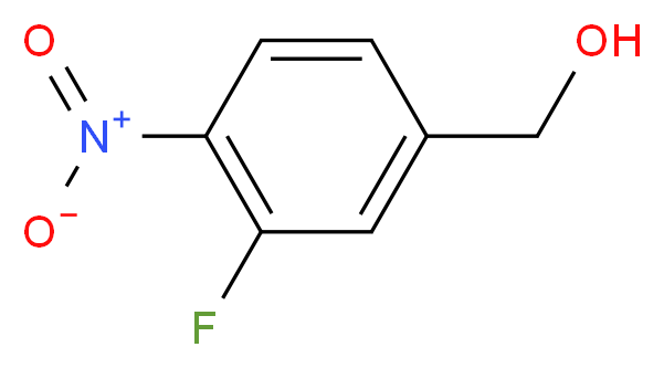 (3-Fluoro-4-nitrophenyl)methanol_分子结构_CAS_503315-74-0)