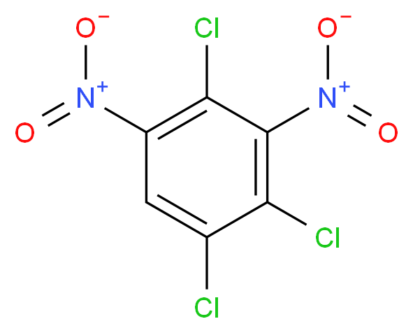 1,2,4-trichloro-3,5-dinitrobenzene_分子结构_CAS_2678-21-9