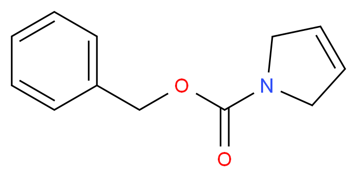 benzyl 2,5-dihydro-1H-pyrrole-1-carboxylate_分子结构_CAS_31970-04-4