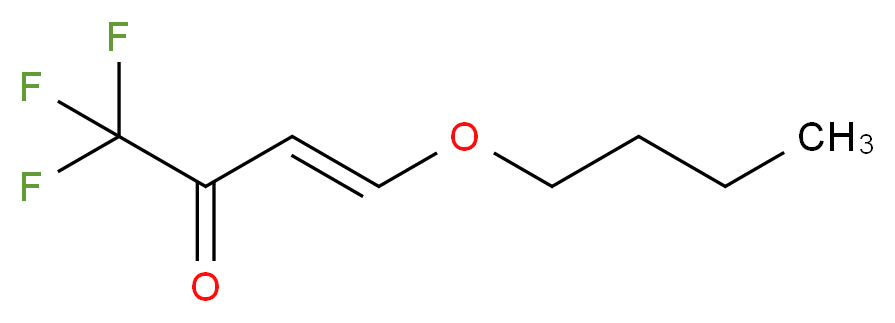 (3E)-4-butoxy-1,1,1-trifluorobut-3-en-2-one_分子结构_CAS_109317-78-4