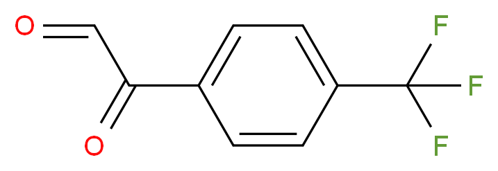 2-oxo-2-[4-(trifluoromethyl)phenyl]acetaldehyde_分子结构_CAS_1736-56-7