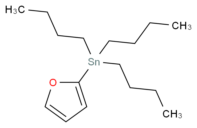 2-(三丁基锡烷基)呋喃_分子结构_CAS_118486-94-5)